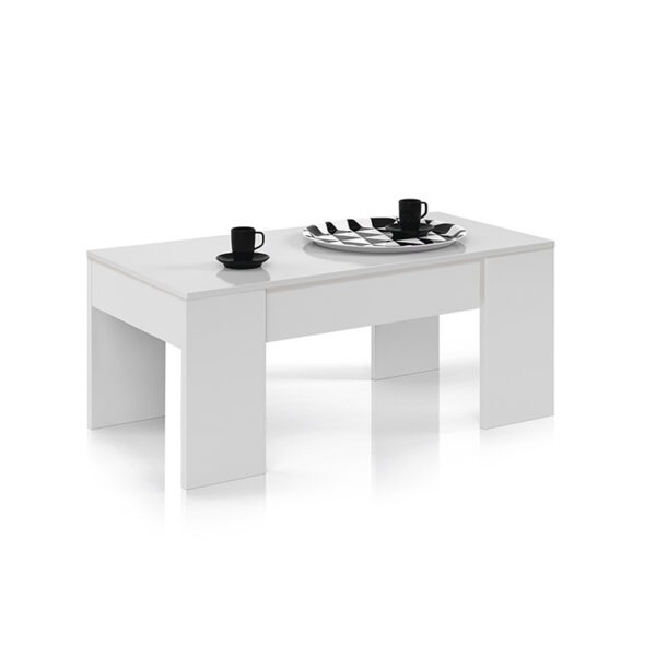 Mesa de centro elevable Flow Blanco Artik