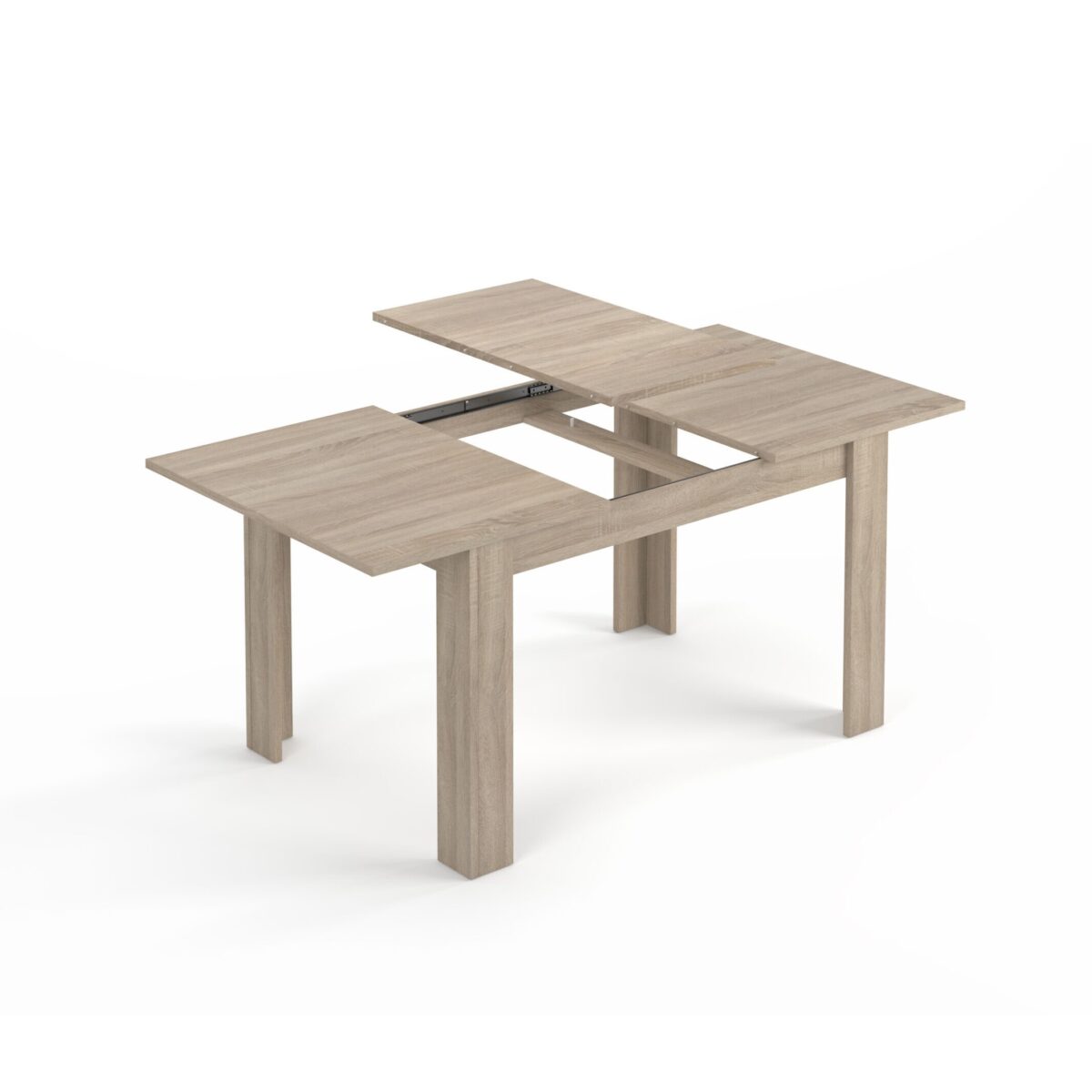 Mesa de comedor extensible Practico - Roble Canadian