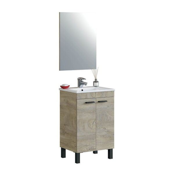 305210C Mueble baño Essens Roble Mirakemueble