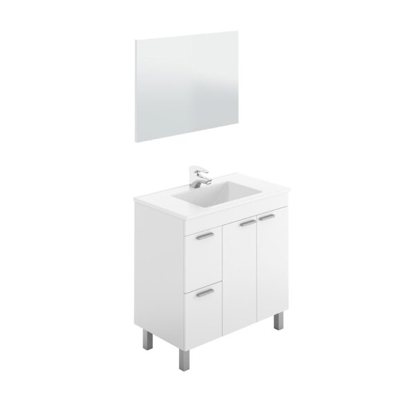 305450BO Mueble baño Aktiva Blanco Mirakemueble