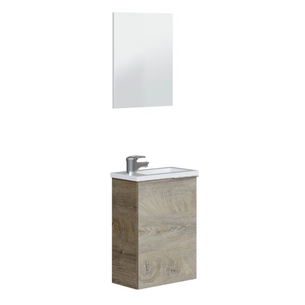 Mueble de lavabo con espejo y lavabo incluido