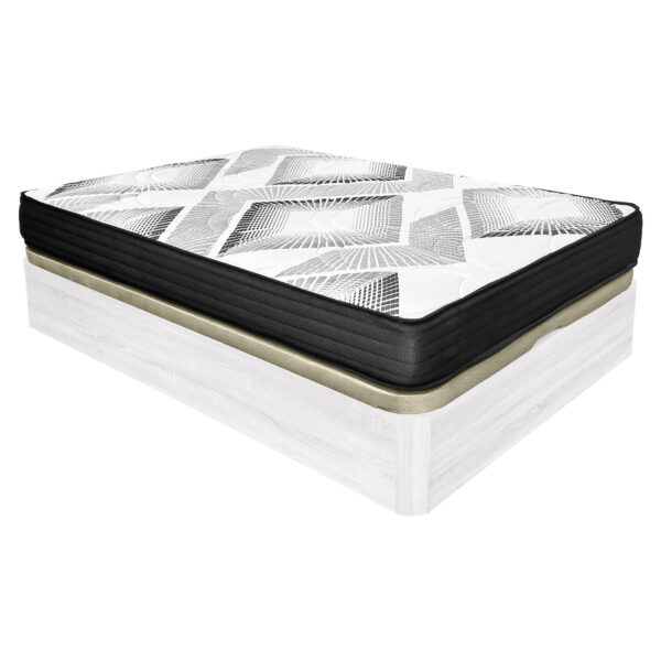 Pack Canapé Abatible Sanz- Gran capacidad + Colchón Boxvisco Reversible - Viscoelástico - Muelles ensacados  Blanco Artic