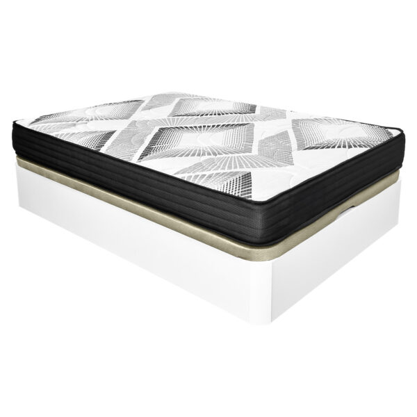 Pack Canapé Abatible Sanz- Gran capacidad + Colchón Boxvisco Reversible - Viscoelástico - Muelles ensacados