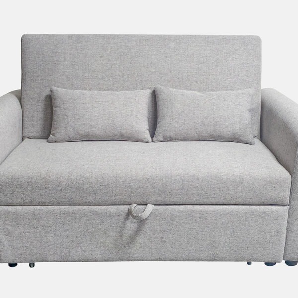 Sofá Cama con brazos Modelo Ciro Gris - Mueble de Salón - Cama